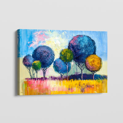 COTTON CANDY TREES CANVAS