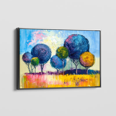 COTTON CANDY TREES CANVAS
