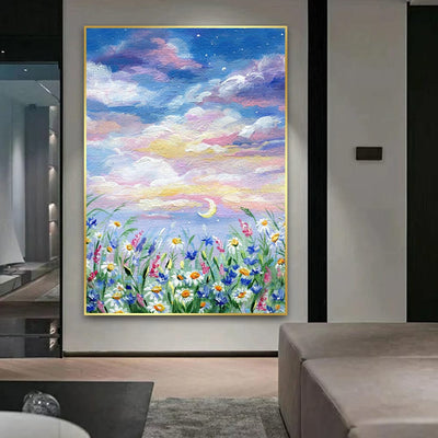 COTTON CLOUDS CANVAS