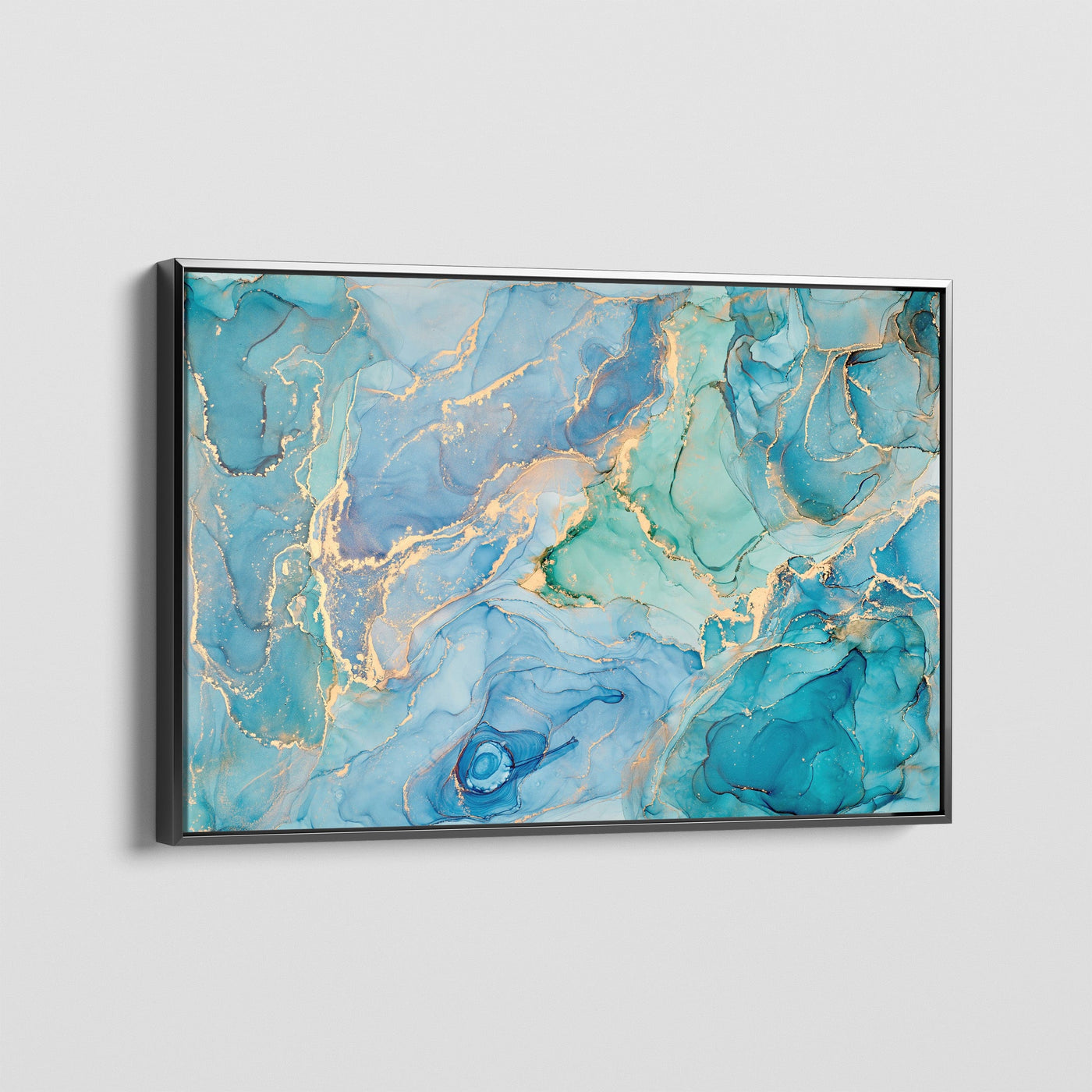 CYAN GOLD CANVAS