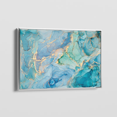 CYAN GOLD CANVAS