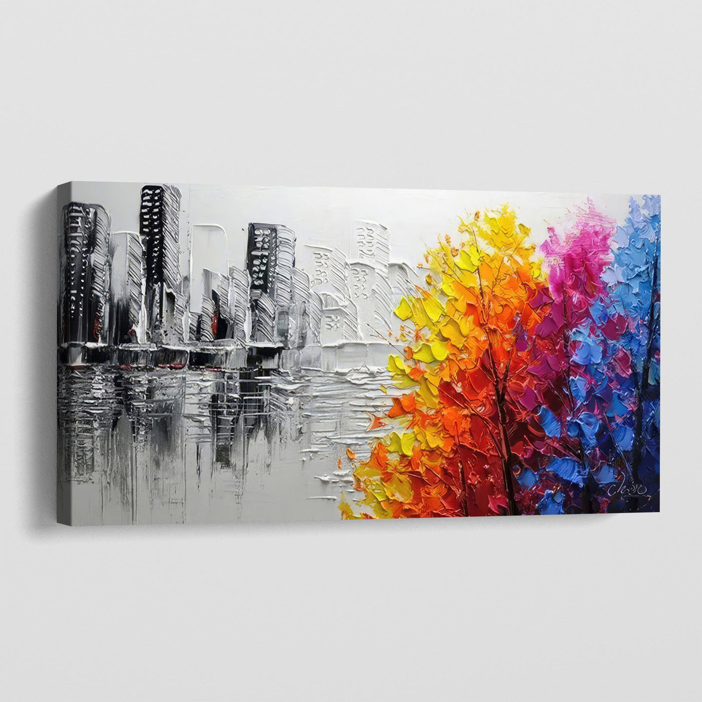 CITY TREES CANVAS