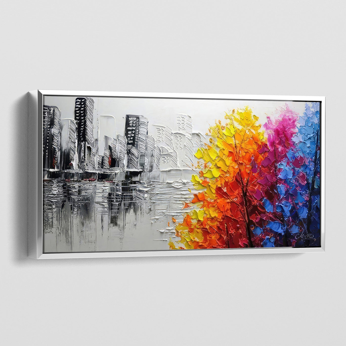 CITY TREES CANVAS