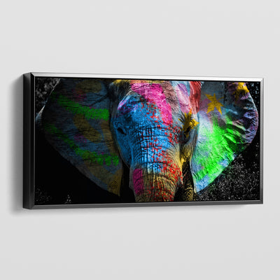 COLOURFUL ELEPHANT CANVAS