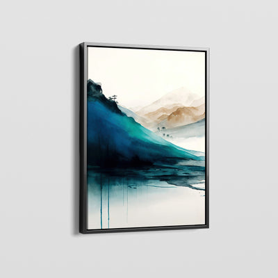 WATERCOLOR PEAKS - 1 CANVAS