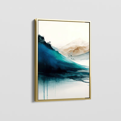 WATERCOLOR PEAKS - 1 CANVAS