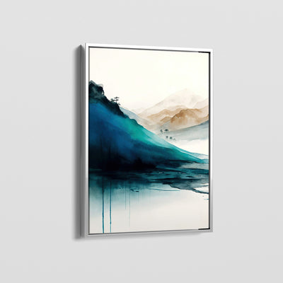 WATERCOLOR PEAKS - 1 CANVAS