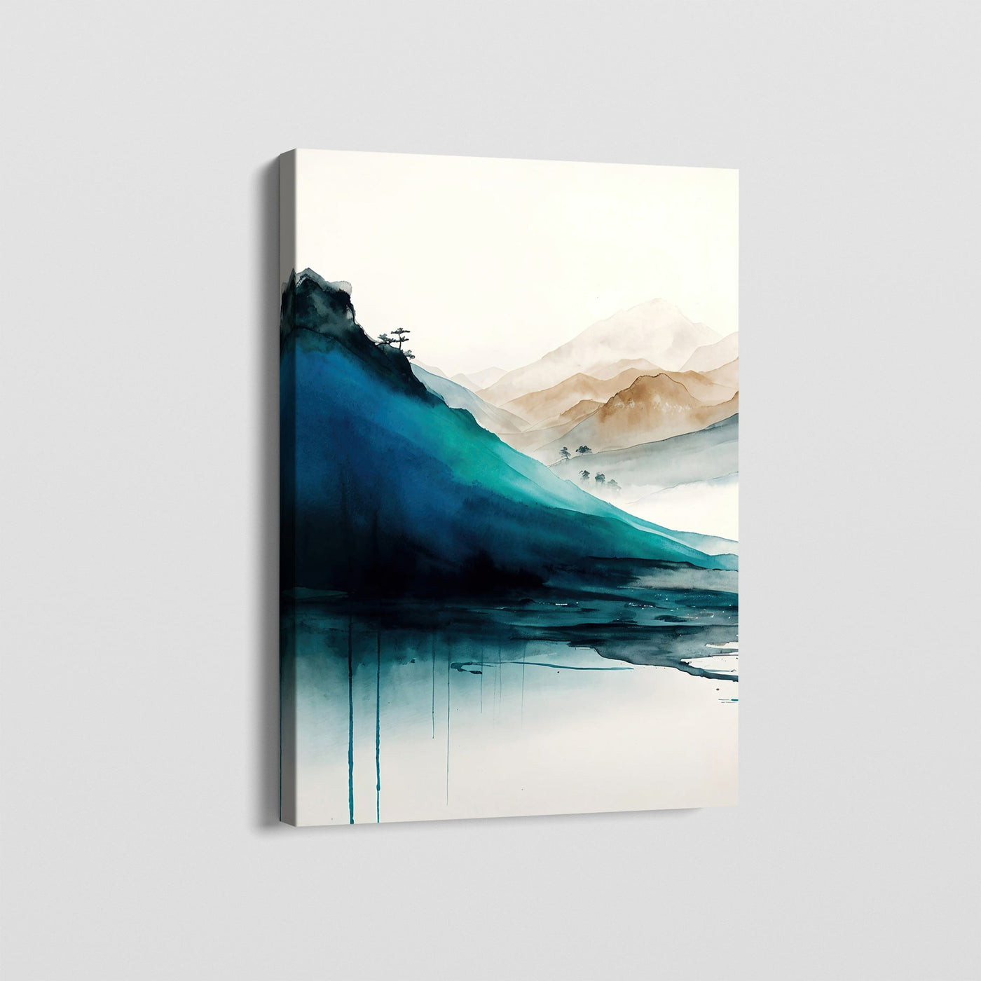 WATERCOLOR PEAKS - 1 CANVAS