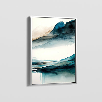 WATERCOLOR PEAKS - 2 CANVAS