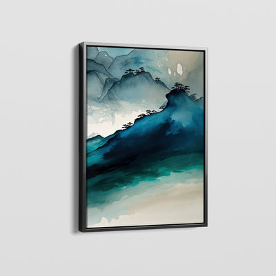 WATERCOLOR PEAKS_3 CANVAS