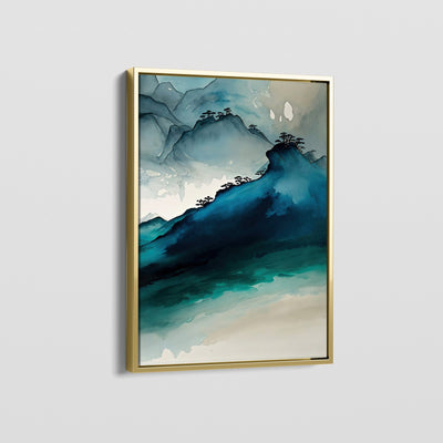 WATERCOLOR PEAKS_3 CANVAS