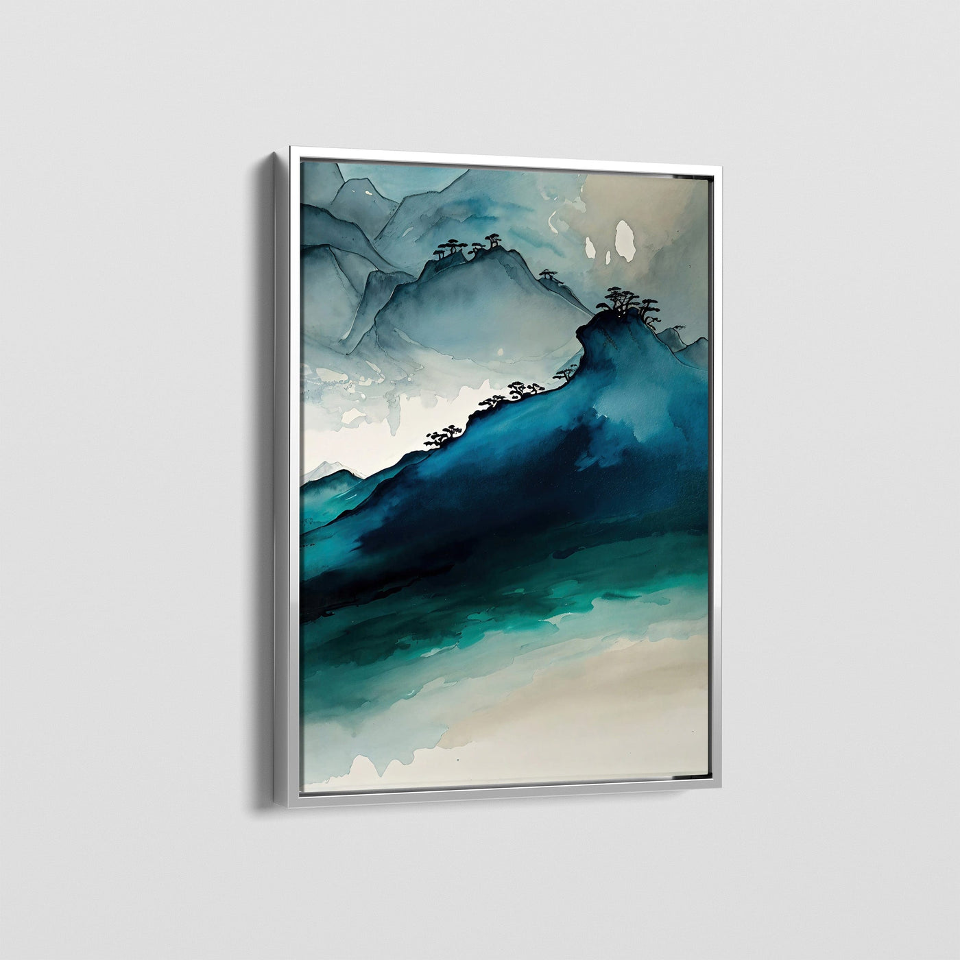 WATERCOLOR PEAKS_3 CANVAS