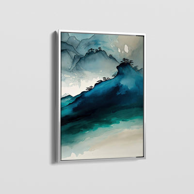 WATERCOLOR PEAKS_3 CANVAS