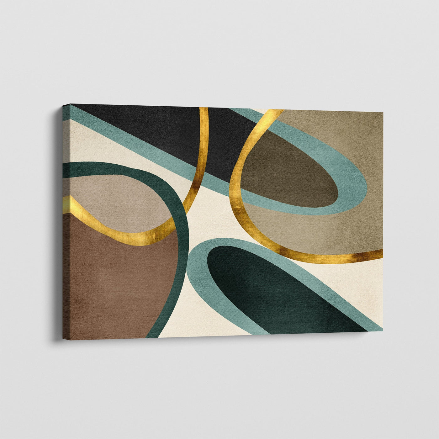 EARTH AND GOLDS CANVAS