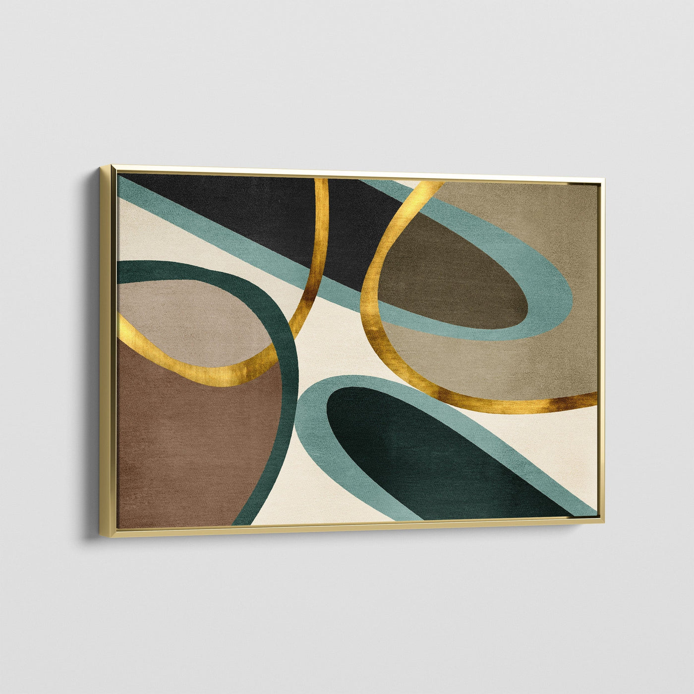 EARTH AND GOLDS CANVAS