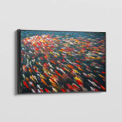 ELEGANT SWIMMERS CANVAS