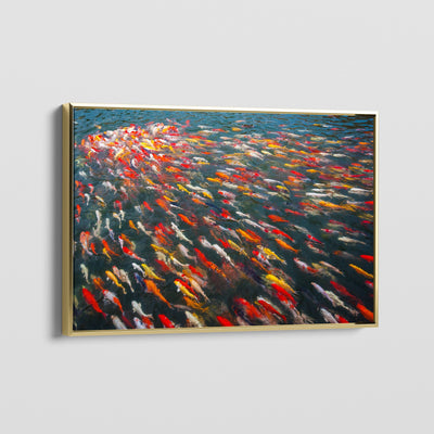 ELEGANT SWIMMERS CANVAS