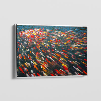 ELEGANT SWIMMERS CANVAS
