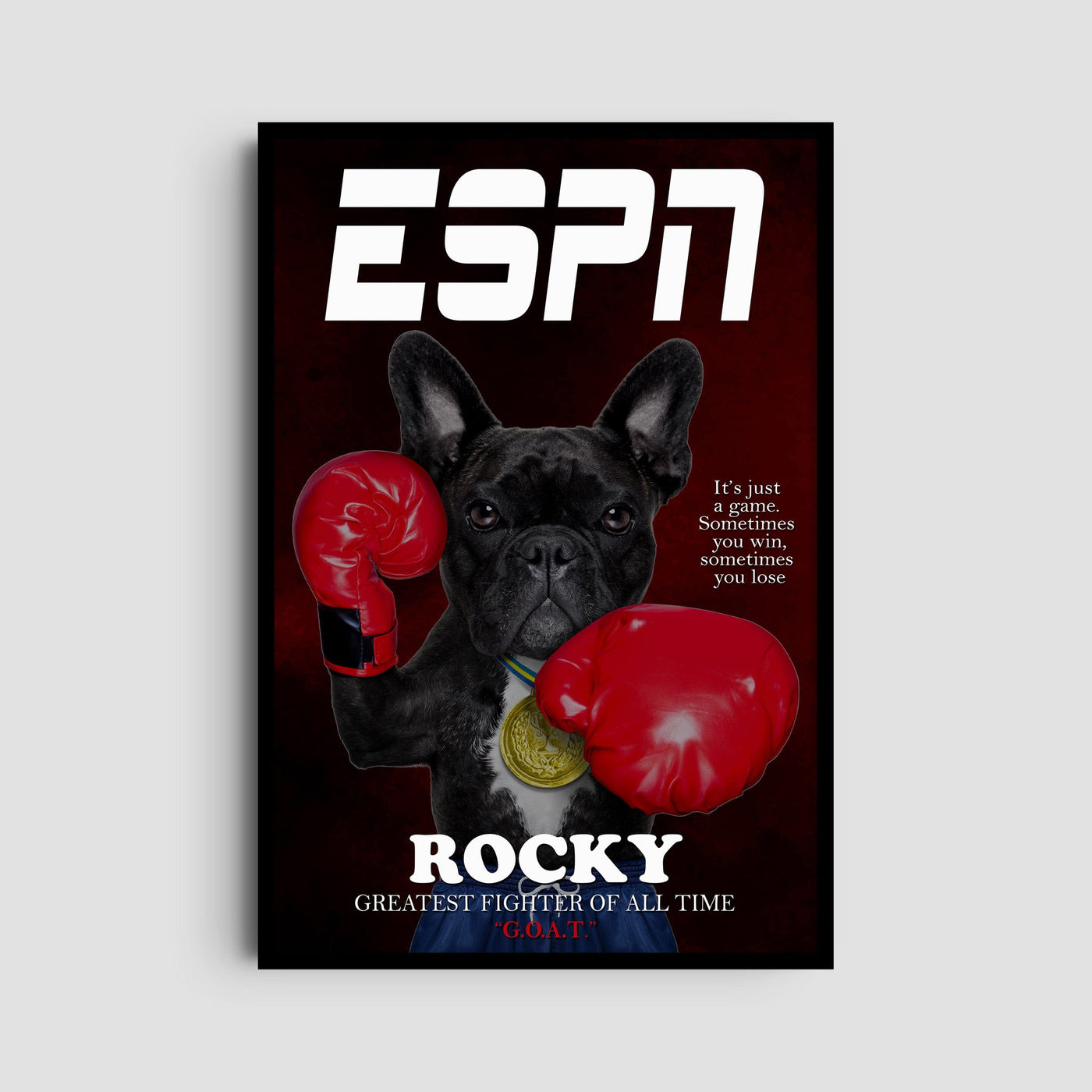 Custom ESPN Magazine Pet Portrait