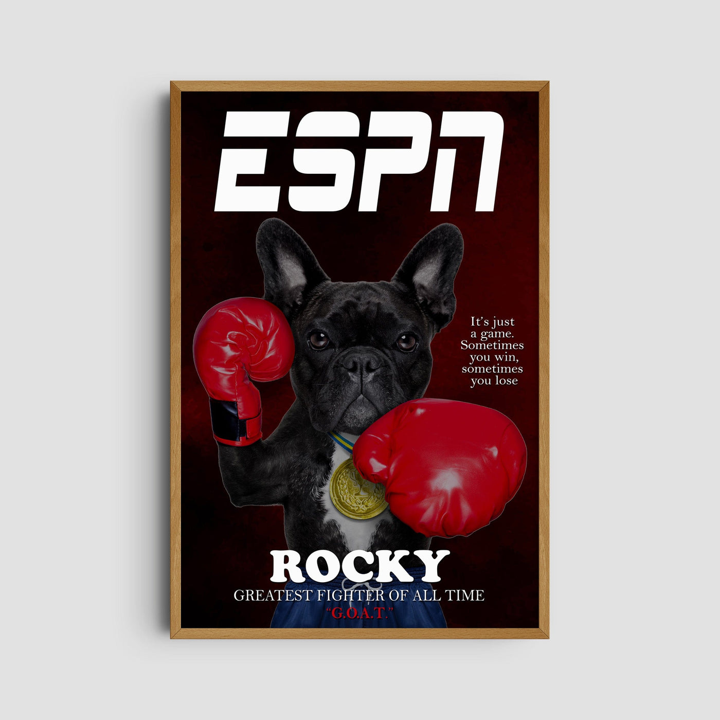 Custom ESPN Magazine Pet Portrait