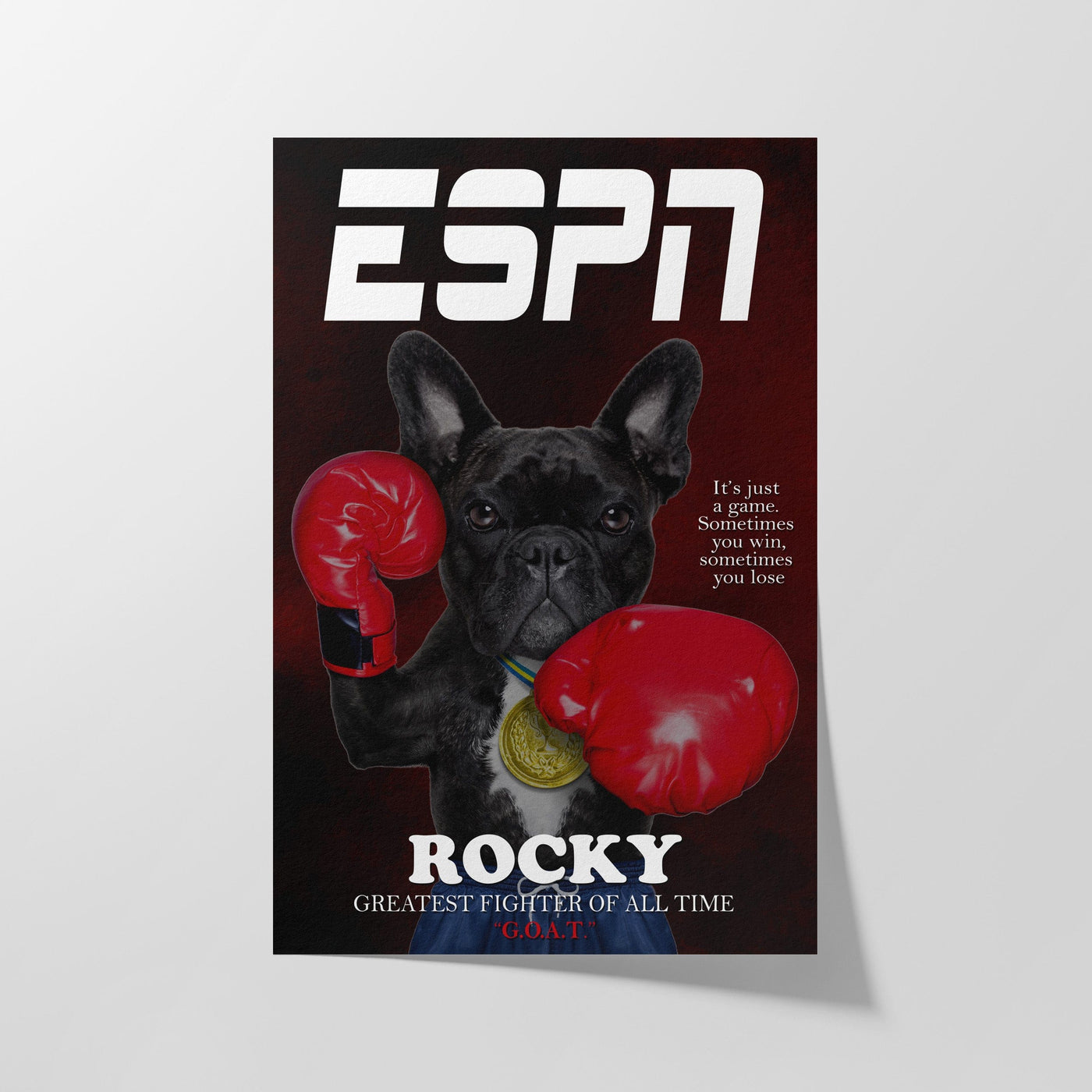 Custom ESPN Magazine Pet Portrait