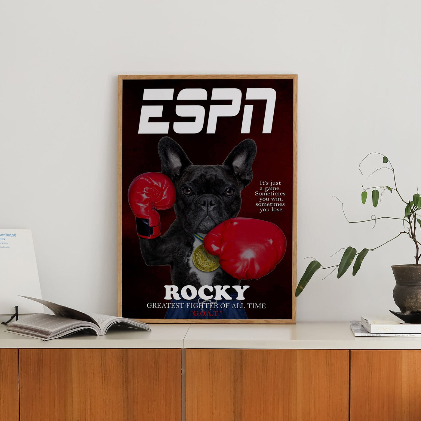 Custom ESPN Magazine Pet Portrait