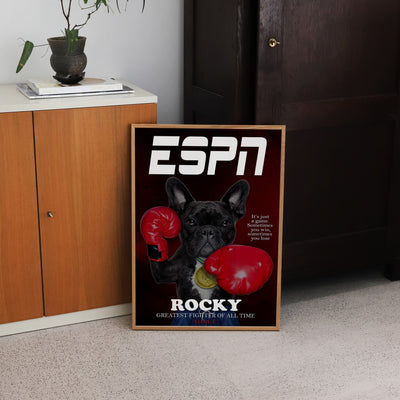 Custom ESPN Magazine Pet Portrait