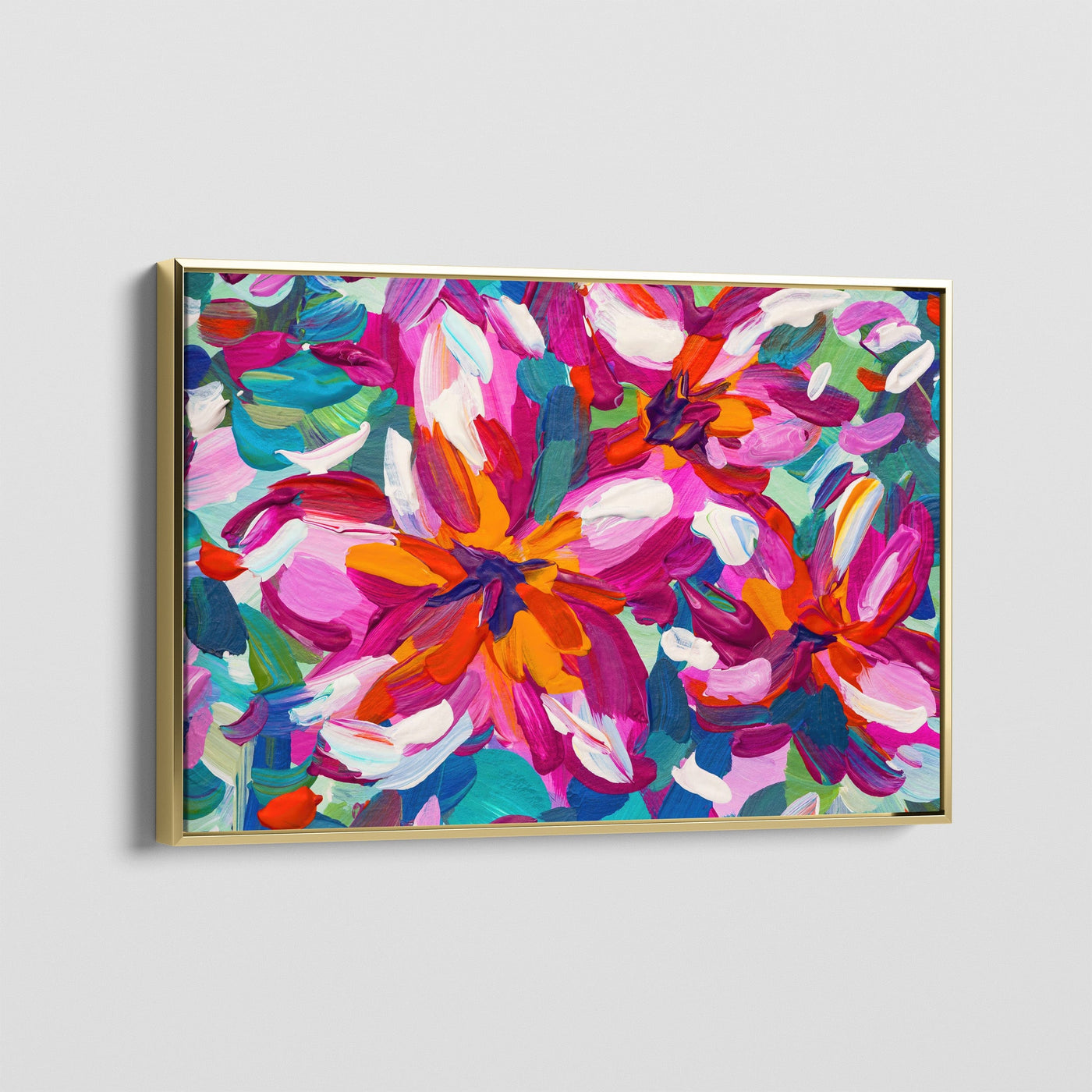 EXPRESSIVE FLOWERS CANVAS