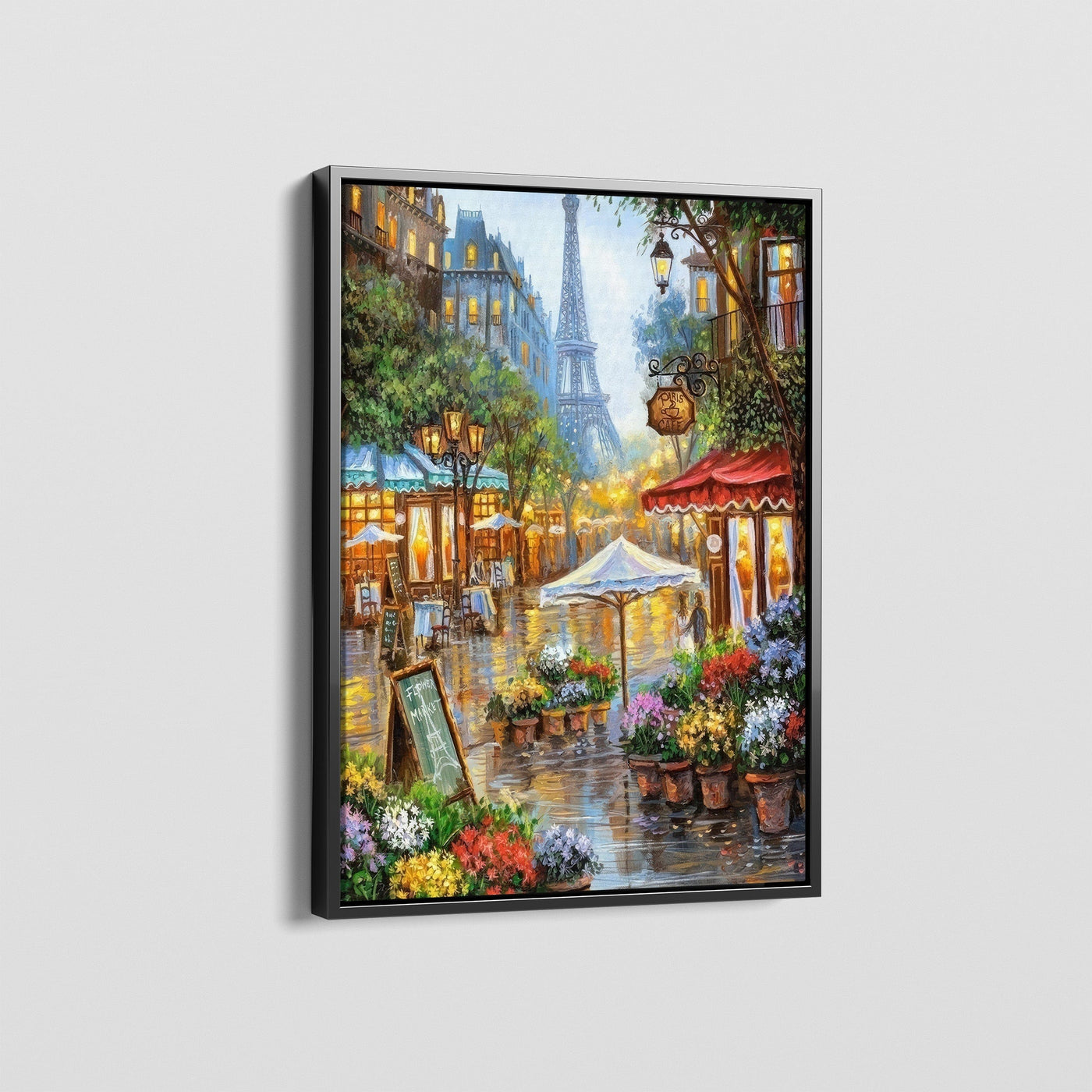 EIFFEL FLEURS CANVAS