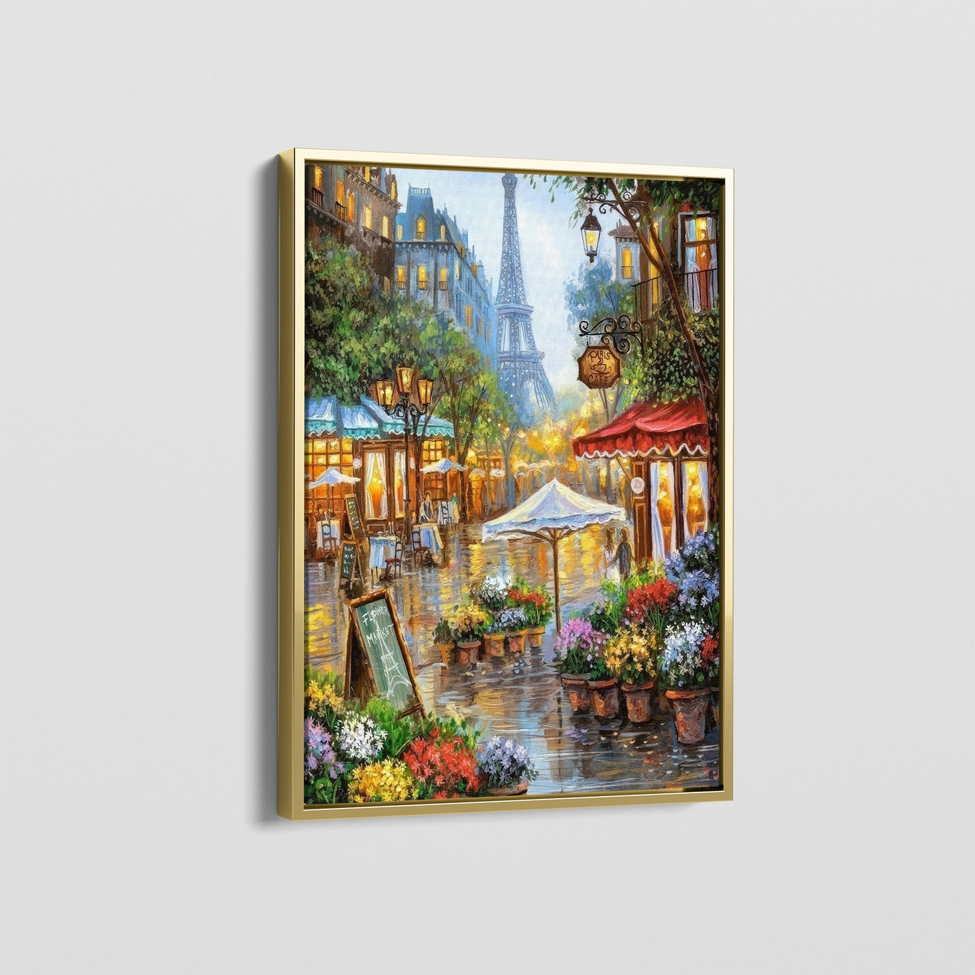 EIFFEL FLEURS CANVAS