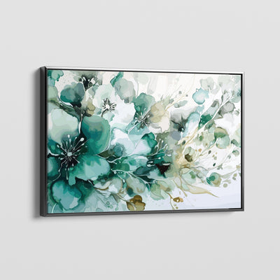 EMERALD BLOOMS CANVAS