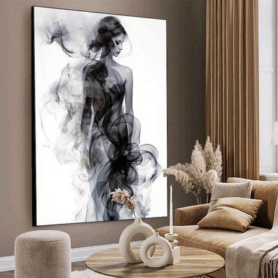 SMOKE LADY SILHOUETTE