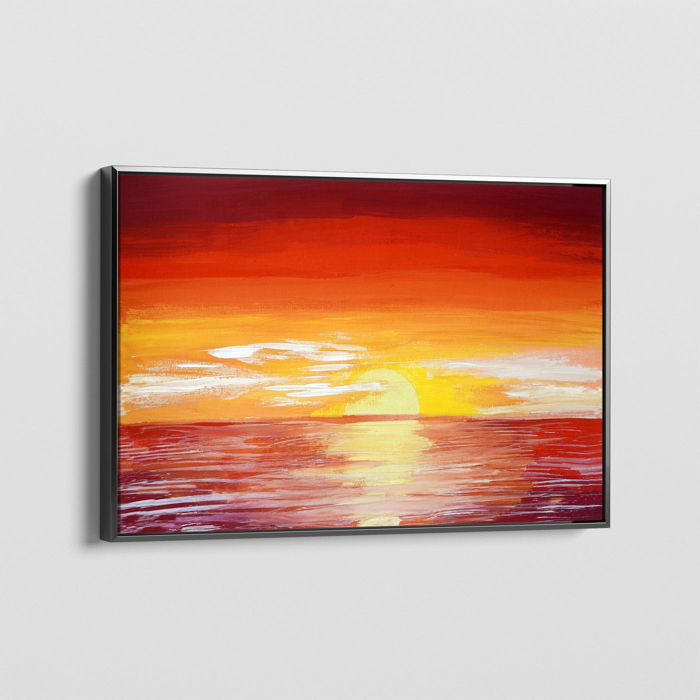 FIERY SUNSET CANVAS