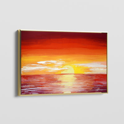 FIERY SUNSET CANVAS