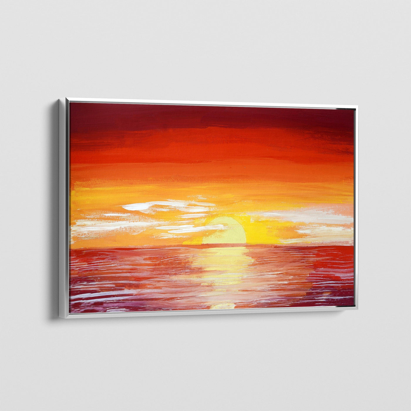 FIERY SUNSET CANVAS