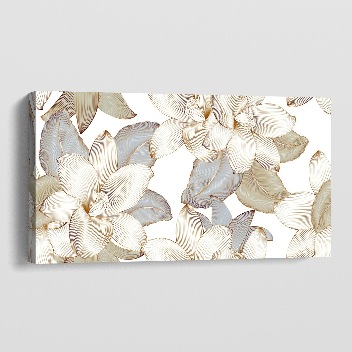 FLORAL GOLD CANVAS