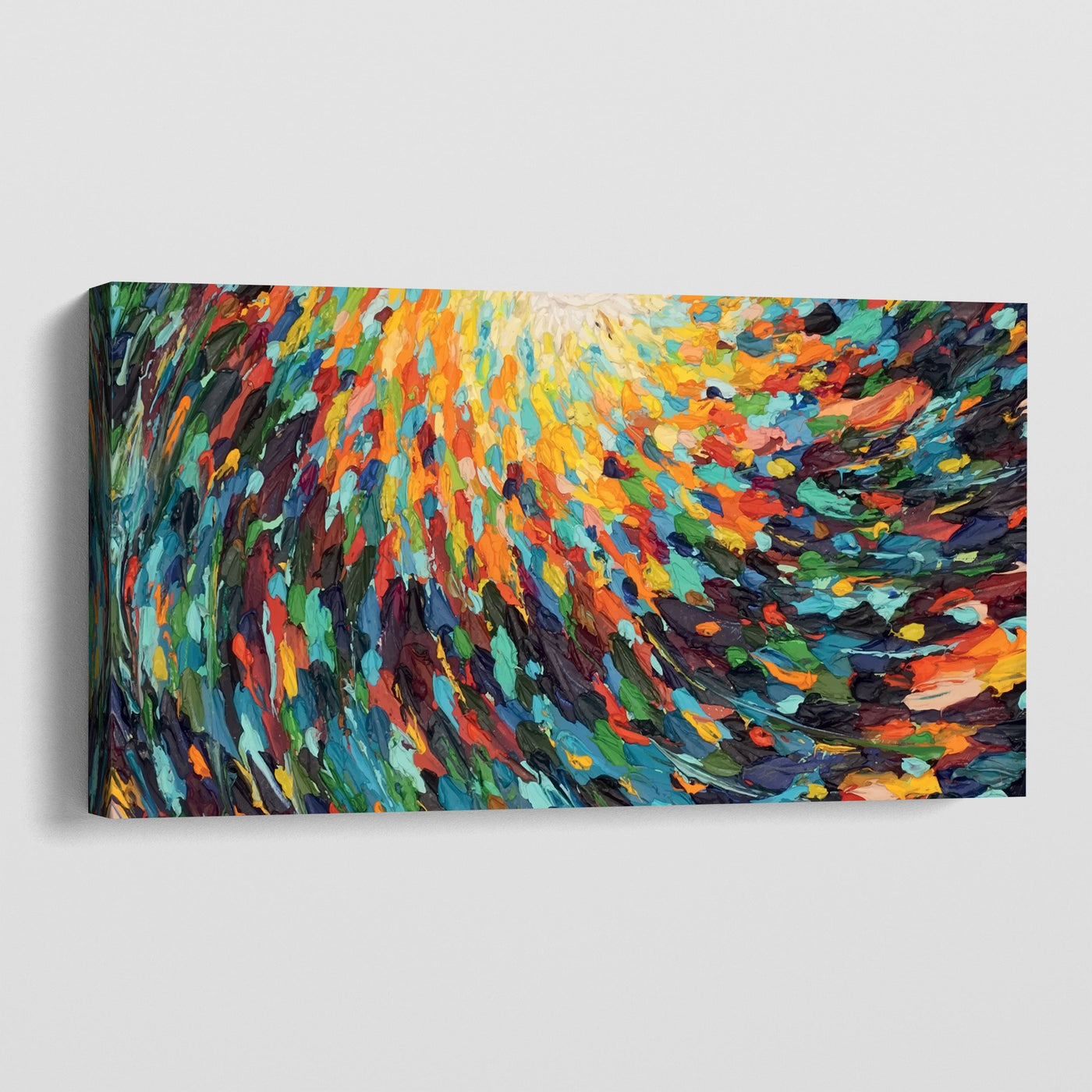 FLOWING COLORS CANVAS