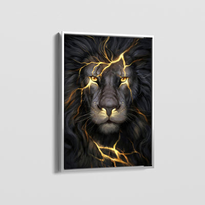 FOCUSED LION CANVAS