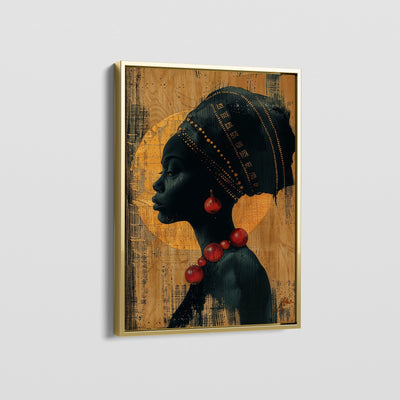 GARNET AND EBONY CANVAS