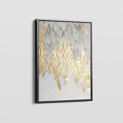 GILDED FEATHERS CANVAS