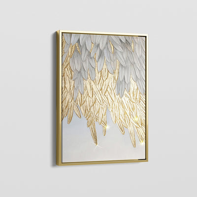 GILDED FEATHERS CANVAS