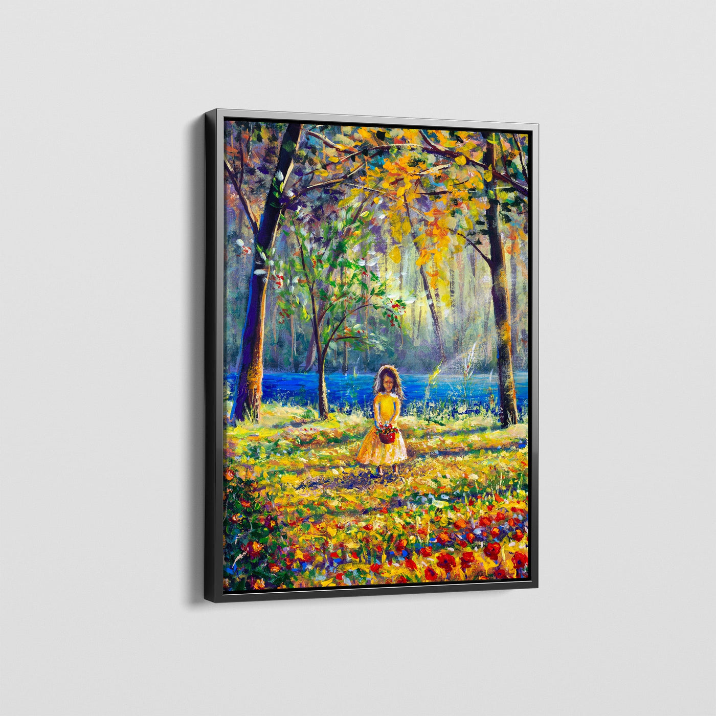GIRL MEETS AUTUMN CANVAS