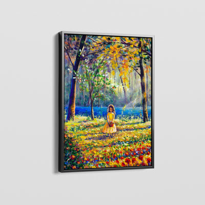 GIRL MEETS AUTUMN CANVAS