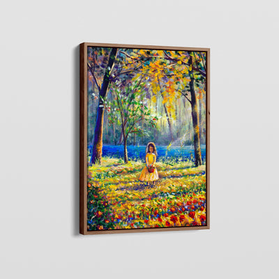 GIRL MEETS AUTUMN CANVAS
