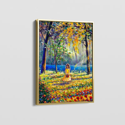 GIRL MEETS AUTUMN CANVAS