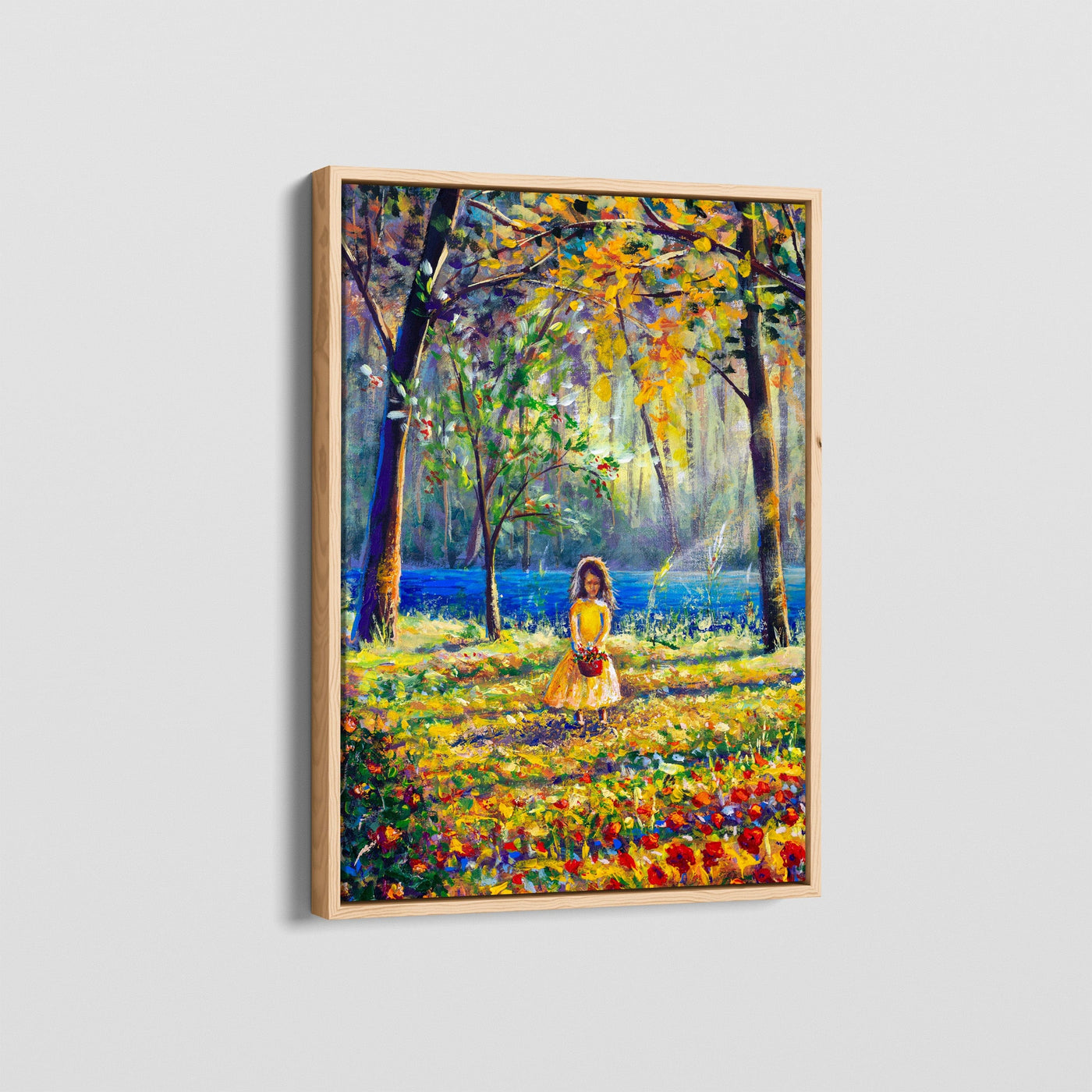 GIRL MEETS AUTUMN CANVAS