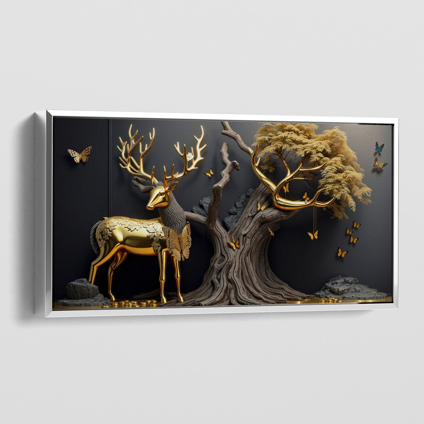 GOLDEN ANTLERS CANVAS