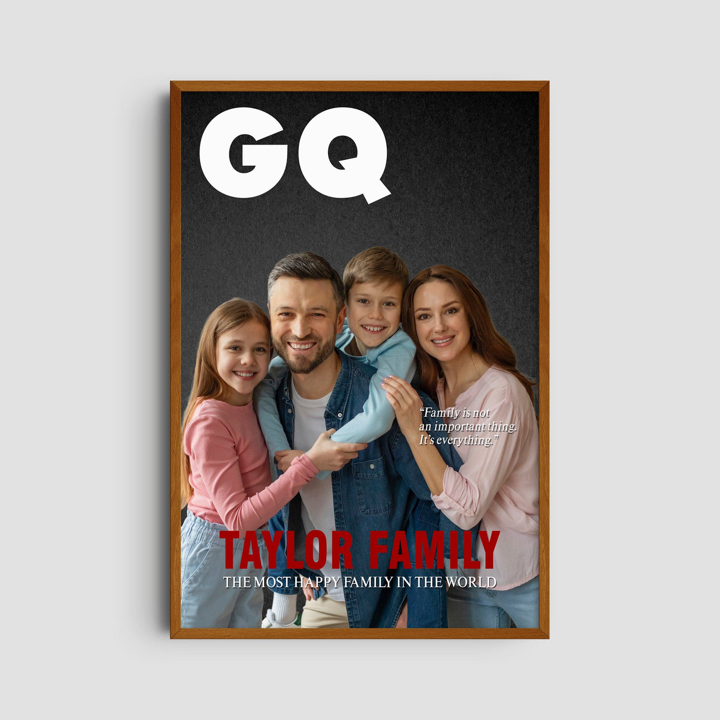 Custom GQ Family Magazine