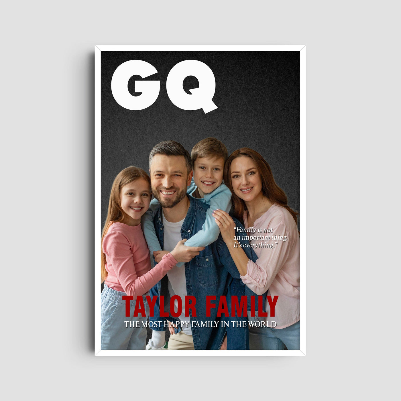 Custom GQ Family Magazine