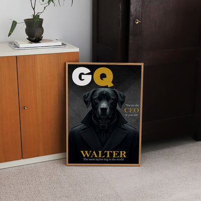 Custom GQ Magazine Pet Portrait